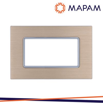 PLACCA ALLUMINIO 5004LL-2 T3 4P CHAMPAGNE