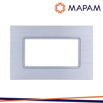 PLACCA ALLUMINIO 5004LL-3 T3 4P SILVER