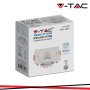 GU10 PORTA FARETTO QUADRATO BIANCO CON RIFLETTORE BIANCO