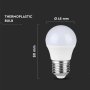 LED LAMPADINA 3.7W E27 G45 3000K
