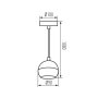 LAMPADA A SOSPENSIONE GALOBA C 1XGU10 B - KANLUX