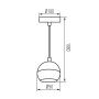 LAMPADA A SOSPENSIONE GALOBA C 1XGU10 W - KANLUX