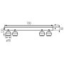 LAMPADA DA PARETE-SOFFITTO GALOBA EL-4I W - KANLUX