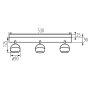 LAMPADA DA PARETE-SOFFITTO GALOBA EL-3I B - KANLUX