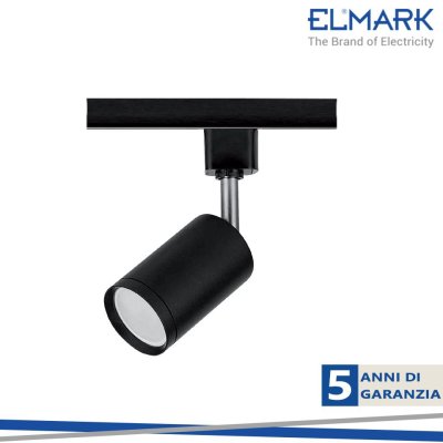 SKY TL2032 PROIETTORE PER SISTEMA A BINARIO GU10 2 LINEE D55X84X162 NERO