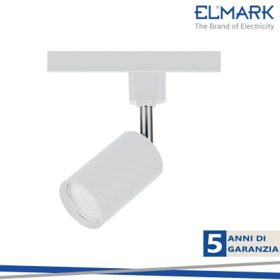 SKY TL2032 PROIETTORE PER SISTEMA A BINARIO GU10 2 LINEE D55X84X162 BIANCO