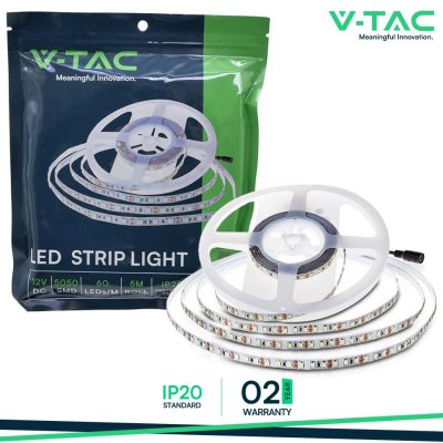 STRISCIA LED SMD5050 60 LEDS 6500K IP20