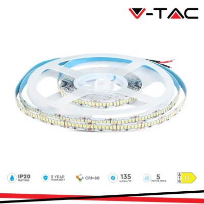 STRISCIA LED SMD2835 238 LEDS 24V IP20 4000K 135 LM/W