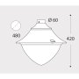 TESTA VIVI 400 GRIGIO 30W 4000K LED