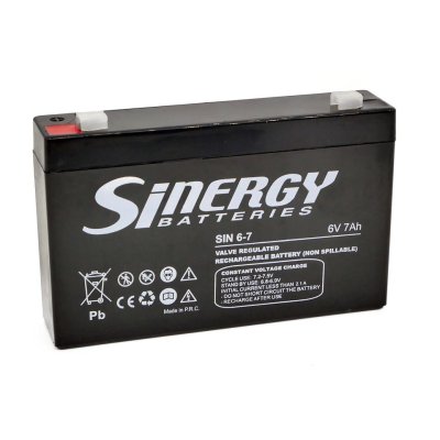 BATTERIA AGM 6V 7,0AH          151X34X95/100