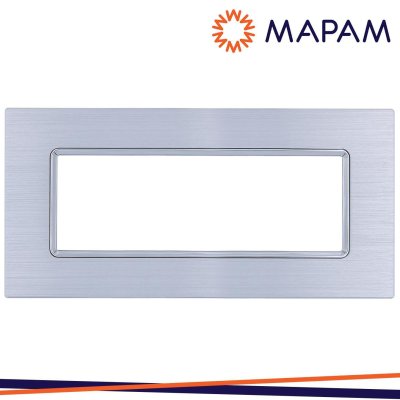 PLACCA ALLUMINIO M6007LL-3 GEM 7P SILVER