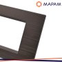 PLACCA TECNOPOLIMERO SPAZZOLATO 8003SL-7 T1-ART 3P T.D.M.
