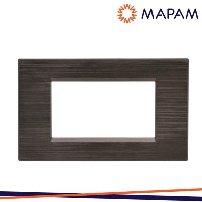 PLACCA TECNOPOLIMERO SPAZZOLATO 8004SL-7 T1-ART 4P T.D.M.