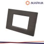 PLACCA TECNOPOLIMERO SPAZZOLATO 8004SL-7 T1-ART 4P T.D.M.