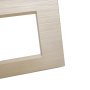 PLACCA TECNOPOLIMERO SPAZZOLATO 8004SL-13 T1-ART 4P CHAMPAGN