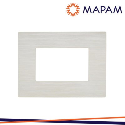 PLACCA TECNOPOLIMERO SPAZZOLATO M6003SL-21 GEM 3P PERLA