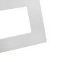 PLACCA TECNOPOLIMERO SPAZZOLATO M5003SL-1 JOY 3P BIANCO
