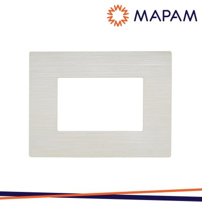 PLACCA TECNOPOLIMERO SPAZZOLATO M5003SL-21 JOY 3P PERLA