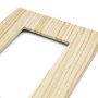 PLACCA TECNOPOLIMERO SPAZZOLATO M5004SL-17 JOY 4P ABETE