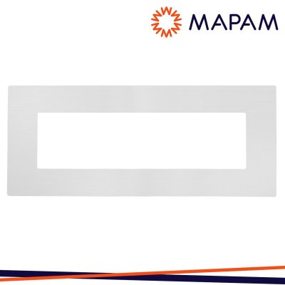 PLACCA TECNOPOLIMERO SPAZZOLATO M5006SL-1 JOY 6P BIANCO MTX