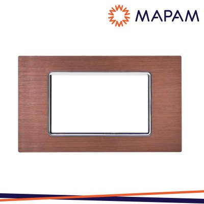 PLACCA ALLUMINIO 8004LL-6 ART  4P BRONZO