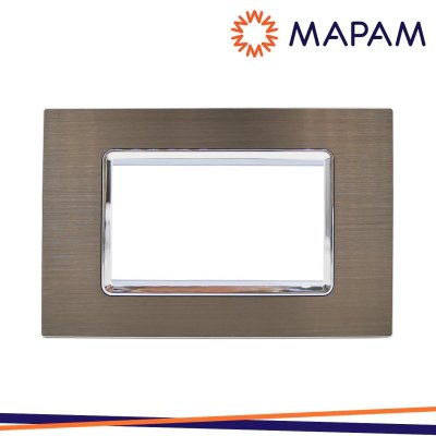 PLACCA ALLUMINIO T3-JOY M5004LL-5 4P TESTA DI MORO