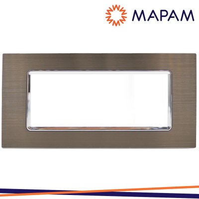 PLACCA ALLUMINIO M5006LL-5 JOY 6P TESTA DI MORO