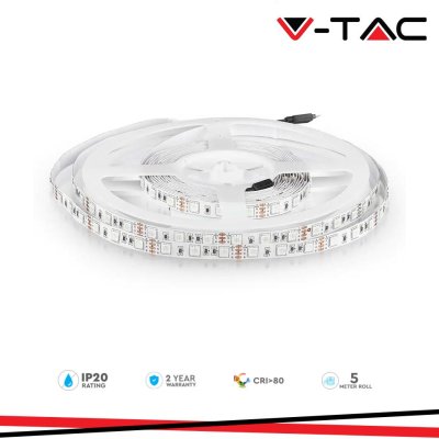 LED STRISCIA SMD5050 60 LEDS BLUE IP20