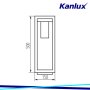 LAMPADA DA GIARDINO CON SORGENTE DI LUCE CAMBIABILE VIMO 50 B - KANLUX