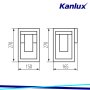 LAMPADA DA GIARDINO CON SORGENTE DI LUCE CAMBIABILE VIMO EL 27 BR - KANLUX