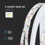 LED STRISCIA 2835 60 LED 12V IP20 3000K