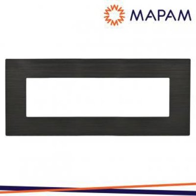 PLACCA TECNOPOLIMERO SPAZZOLATO 8007SL-2 T1-ART 7P NERO