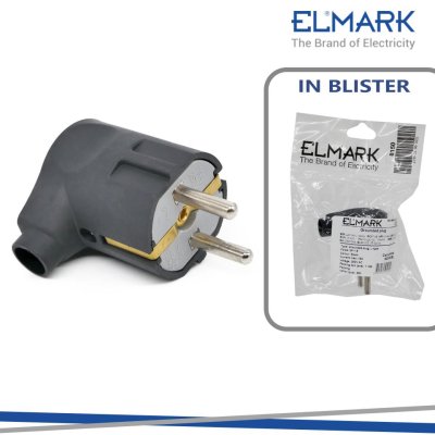 ELMARK SPINA ANGOLARE SCHUKO  16A 2P+E NERA