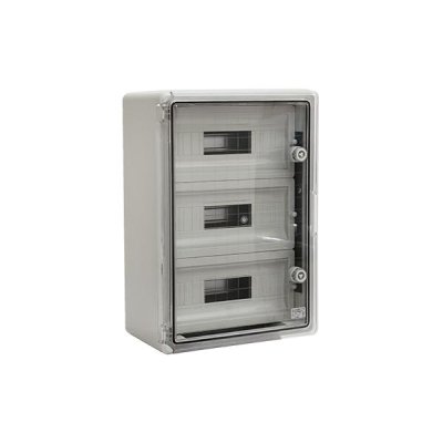 QUADRO IN PLASTICA ABS PP 3116 45 MODULI IP 65 - PORTA TRASPARENTE