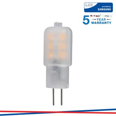 LED LAMPADINA SAMSUNG CHIP G4 1.1W PLASTICA 3000K