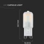 LED LAMPADINA SAMSUNG CHIP G9 2.2W PLASTICA 4000K
