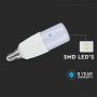 LED LAMPADINA SAMSUNG CHIP 8W   E14 T37 PLASTICA 6500K