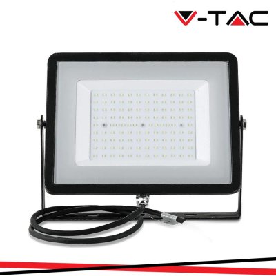 100W LED PROIETTORE SMD SAMSUNG CHIP G2 CORPO NERO 3000K