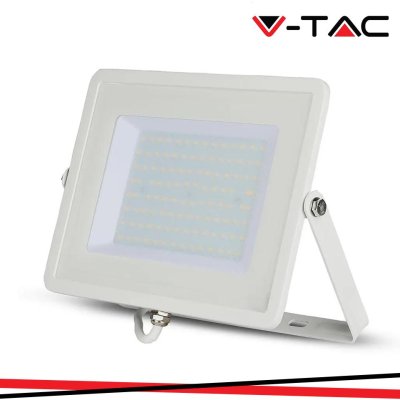 100W LED PROIETTORE SMD SAMSUNG CHIP G2 CORPO BIANCO 6500K