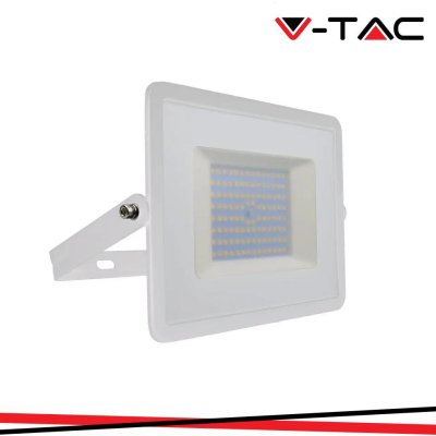 100W LED PROIETTORE SMD E-SERIES G2 CORPO BIANCO 6500K