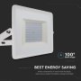 100W LED PROIETTORE SMD E-SERIES G2 CORPO BIANCO 6500K