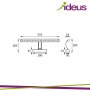 BRENA LED 6W ANTIC BRASS 4000K