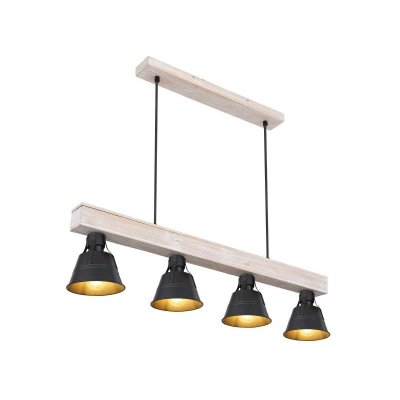 15366S-4H SOSPENSIONE LEGNO NATURALE GLOBO