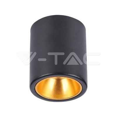 SURFACE MOUNTED GU10 FITTING ROTONDO NERO