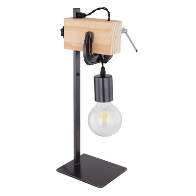 15433T LAMPADA DA TAVOLO NERO GLOBO 1XE27