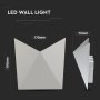 5W LED LAMPADA DA GIARDINO CORPO GRIGIO IP65 3000K