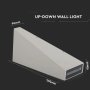 6W LED LAMPADA DA GIARDINO CORPO GRIGIO IP65 3000K