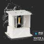 11W LED  LAMPADA DA GIARDINO BRIDGELUX CHIP BIANCO 3000K QUADRATO