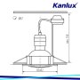 SET DI FARETTI INCASSO COMPLETI DI LAMPADE TRIBIS II L W - KANLUX