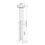 PENDENTE STELMET 3XG9 IN METALLO NERO